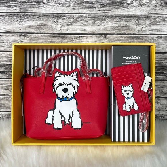 marc tetro Handbags - Marc Tetro Mini Tote & Card Case Wristlet Set